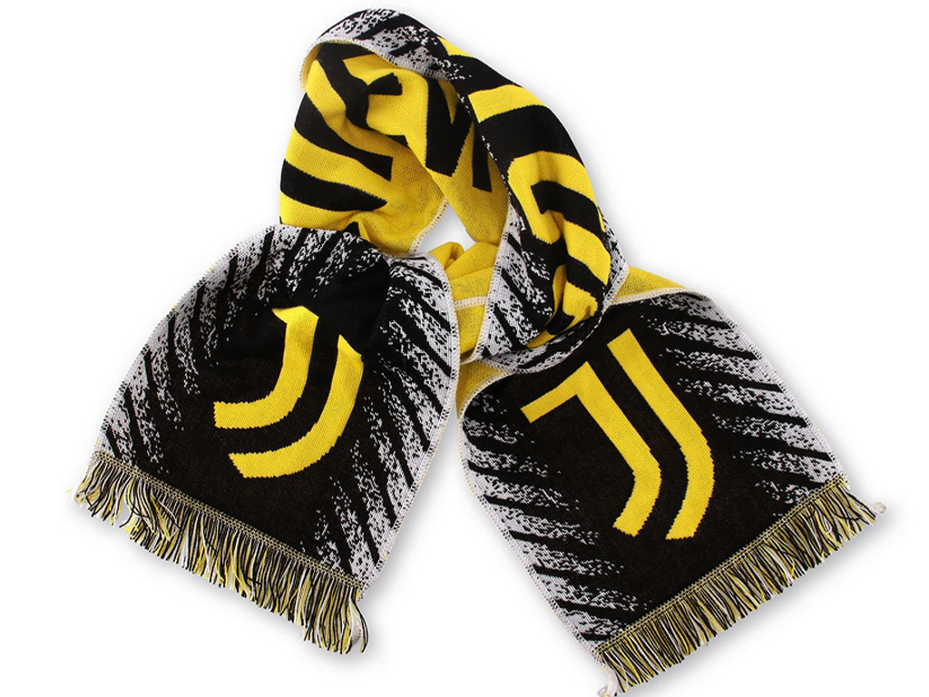 JUVE SCIARPA JACQUARD, BIANCONERA | Ellepiu